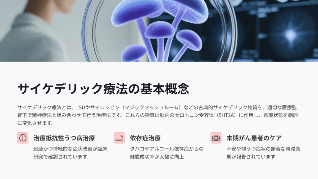 サイケデリック療法の概要