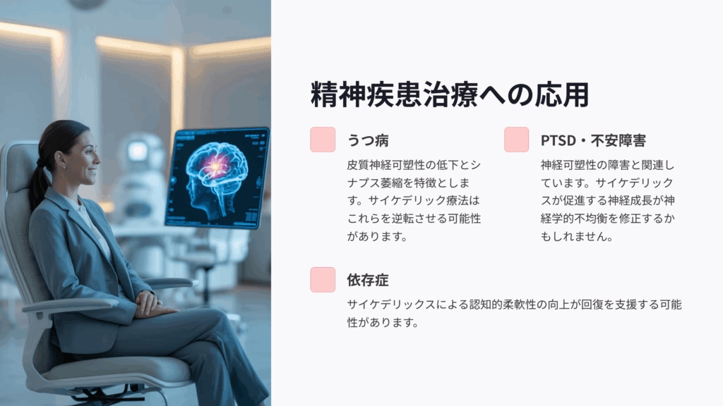サイケデリックの精神疾患治療への応用