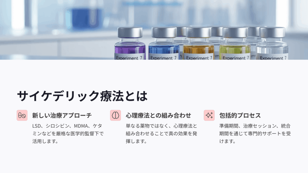 サイケデリック療法の概要