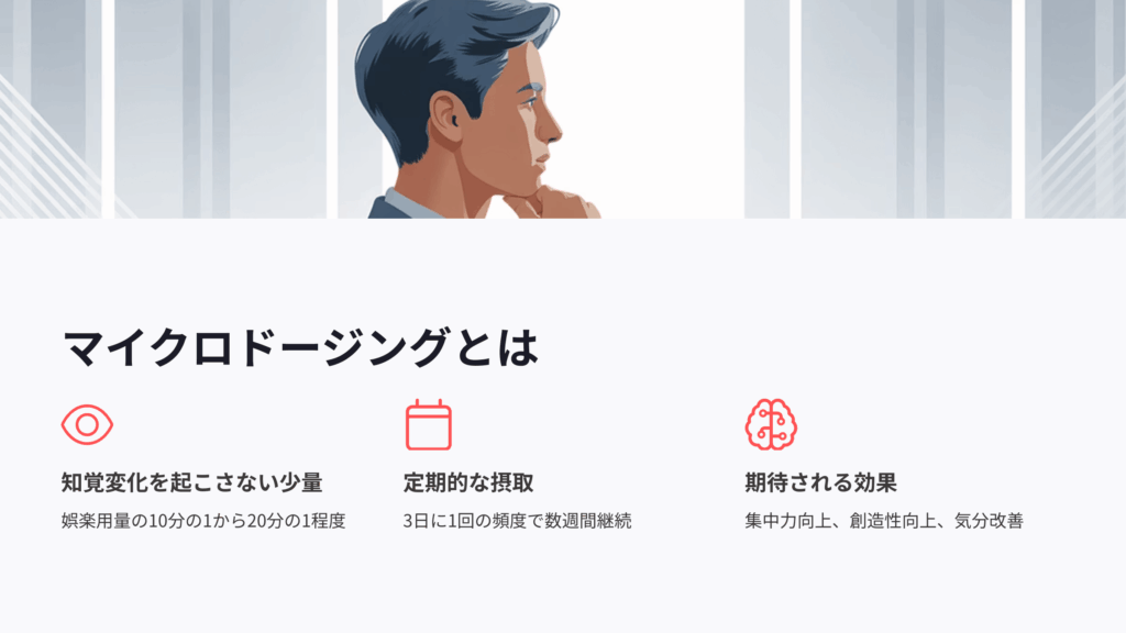 マイクロドージングとは