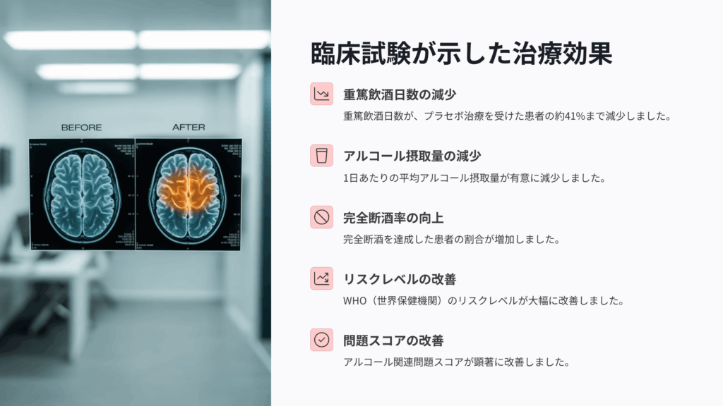 アルコール依存症におけるシロシビンの臨床効果