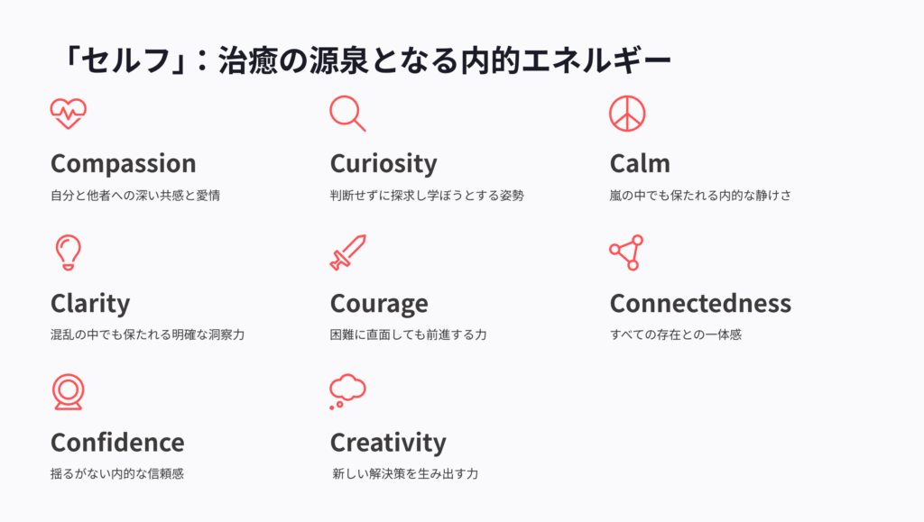 「セルフ」:治癒の源泉となる内的エネルギー