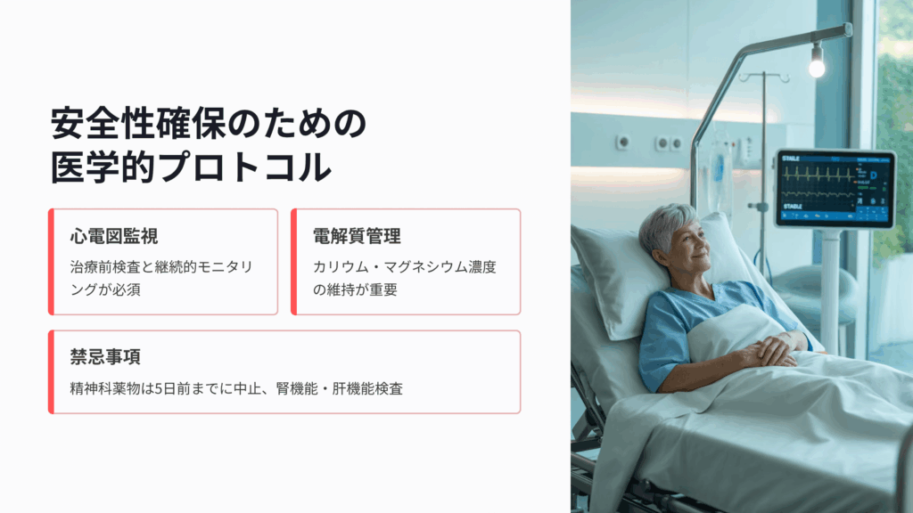 イボガイン療法における安全性確保のための医学的プロトコル